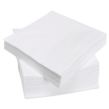 Servilleta de papel Tissue 330x330mm 2 capas 30x100uds