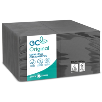 Punta Punta Paper Napkin 200x200mm 1/4 Black 30x100 pcs