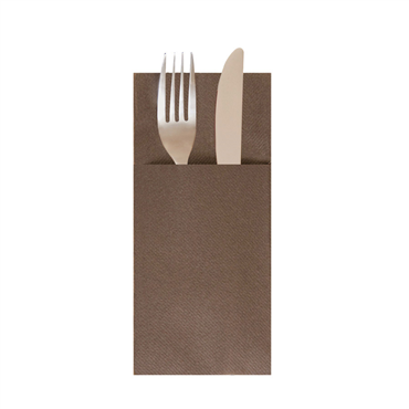 Guardanapo Airlaid 400x400mm Kangaroo Chocolate 14x50 un