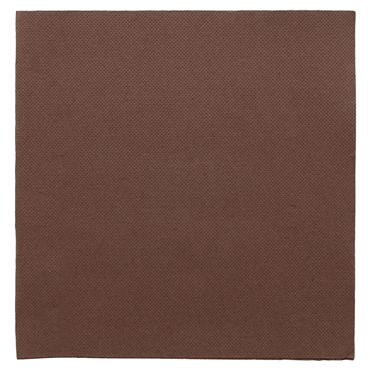 Guardanapo Double Point 390x390mm 1/4 Chocolate 24x50 un