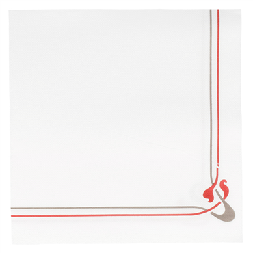 Guardanapo Double Point 400x400mm Maxim Bordeaux 24x50 un