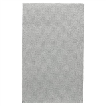 Guardanapo Double Point 330x400mm 1/6 Cinzento 40x50 un