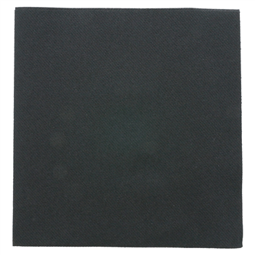 Guardanapo Airlaid 400x400mm Dobrado a 1/4 Preto 14x50 un