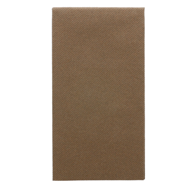 Guardanapo Airlaid 400x400mm Dobrado a 1/8 Chocolate 30x25 un