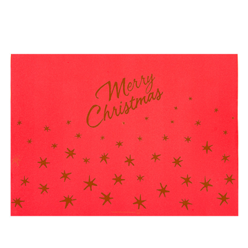 Toalhete Individual Airlaid 300x400mm Merry Christmas 4x200 un
