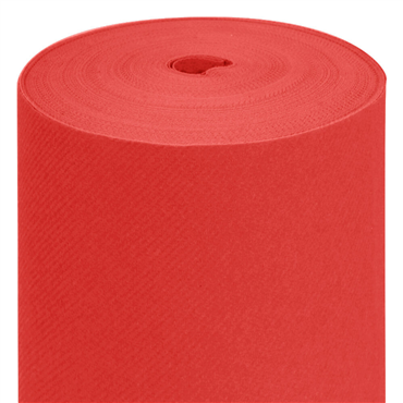 Toalha Airlaid Dry Tissue em Rolo 1,2x50m Vermelho