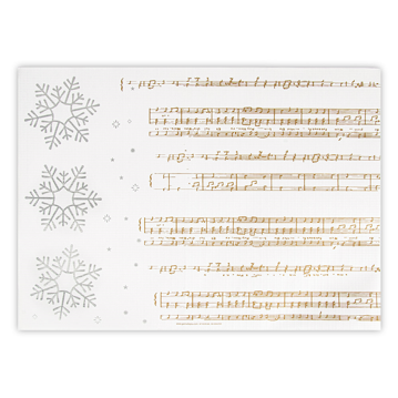 Toalhete de Papel 310x430mm com Impresso Snow 4x500 un