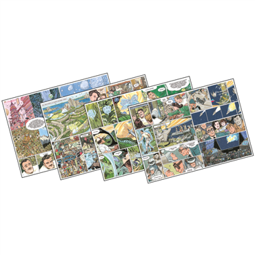 Toalhete Papel Offset Comic 310x430mm 4x500 un