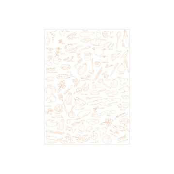 Papel Antigordura para Charcutaria Deli Branco 350x260mm 500 un