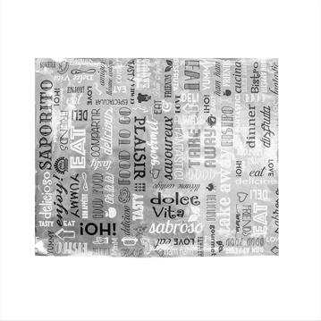 Papel Anti-Gordura com Aluminio 280x340mm Parole 1000un