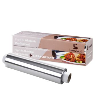 Rolo de Aluminio 40cm x 300m com 13 microns