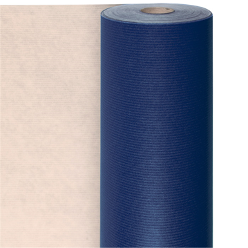 Papel de embrulho Kraft Natural 60g/m2 0,7x100m Azul 1 rolo