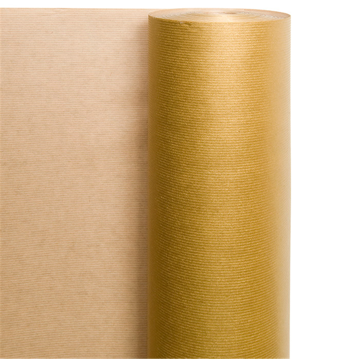 Papel de embrulho Kraft Natural 60g/m2 0,7x100m Dourado 1 rolo