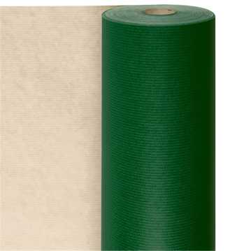 Papel de embrulho Kraft Natural 60g/m2 0,7x100m Verde 1 rolo