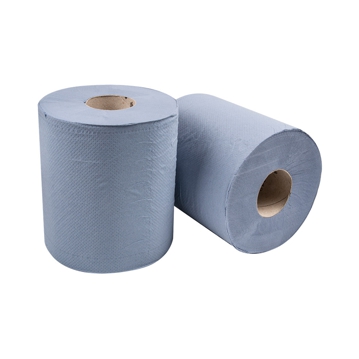 Rolo de papel Seca Mos Tissue Reciclado Azul 2 Folhas 127m 216x350mm 6 un