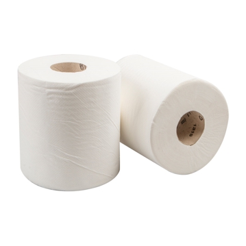Rolo Seca Mos 1 Folha Tissue Branco 257m 6 un
