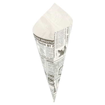 Cone de Papel Anti-Gordura Times 250g 8x250 un