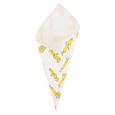 Cone de Papel Anti-Gordura Chips 70g 8x250 un