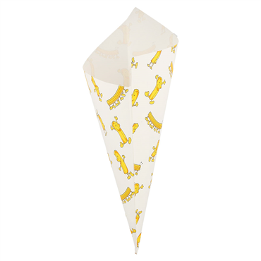 Cone de Papel Anti-Gordura Chips 250g 8x250 un