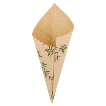 Cone de Papel Anti-Gordura Feel Green 70g 8x250 un