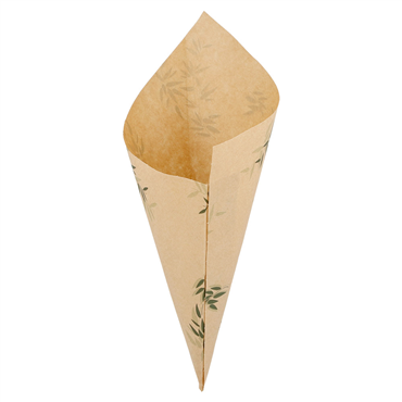 Cone de Papel Anti-Gordura Feel Green 100g 8x250 un