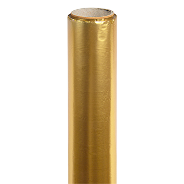 Filme HDPE metalizado Polysilk Met Dourado 1x20m para embrulho