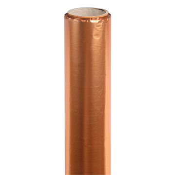 Filme HDPE metalizado Polysilk Met Cobre 1x20m para embrulho