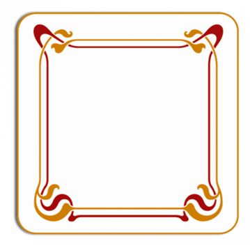 Base de Copos em cartolina absorvente 85x85mm Maxim Castanho 12x500un