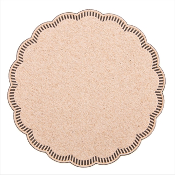 Base para Copos em 9 camadas de papel Tissue �90mm Castanho 12x250 un