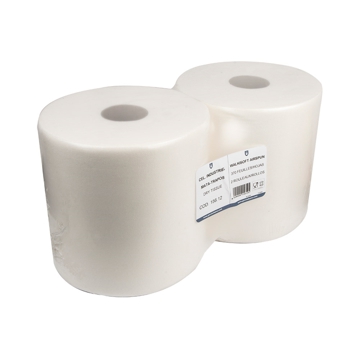 Rolo de Papel Airlaid Industrial 370 Folhas 260x350mm 129m Branco 2 un