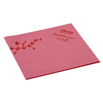 Panos Nano Tech Micro Vileda 380x400 mm Vermelho 5 un