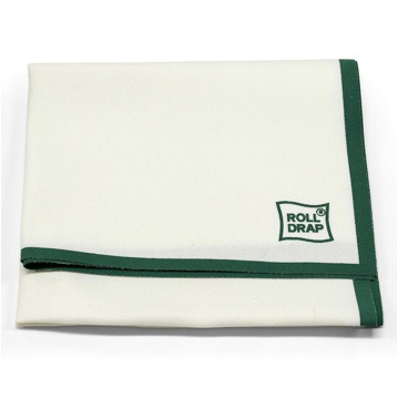 Pano de Cozinha em Rolo Branco com Verde 40x64cm Roll Drap Rolo de 10un