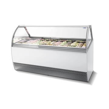 Vitrine para Gelado ISA New Millennium 170 LX Vidro Curvo