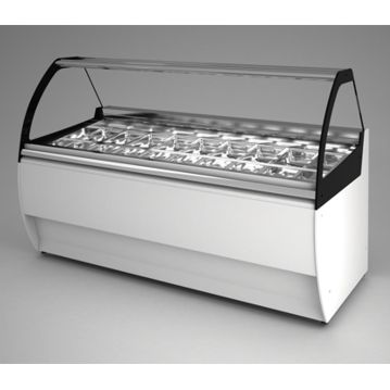 Vitrine para Gelado ItalProget Twist 12 Apainelada