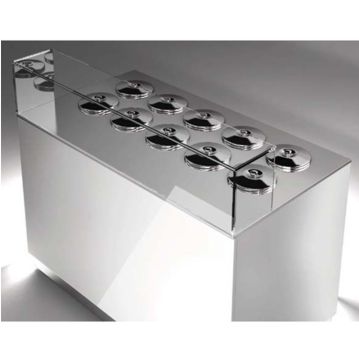Vitrine para Gelado ItalProget Pozzetti Carapina 125B Frio Esttico Com Reserva Base