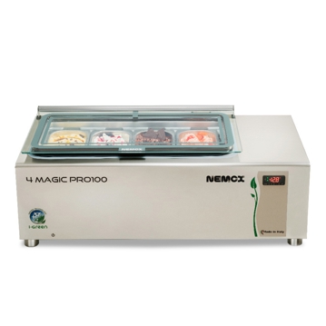 Vitrine para Gelado Nemox 4 Magic Pro 100