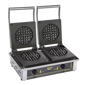 Mquina de Waffles Dupla Redonda 90 Roller Grill