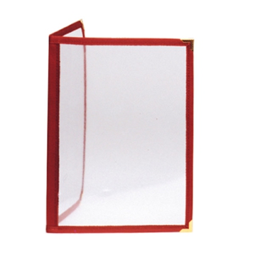 Menu Americano A4 230x317mm 2 corpos 4 pginas PVC Bordeaux