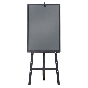 Cavalete + Quadro Ardsia de Madeira Preto 600x1480mm