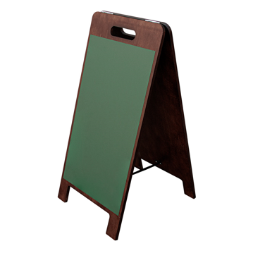 Quadro Ardsia de cho em ngulo para Exteriores 2 faces magntico Verde 380x450x780mm