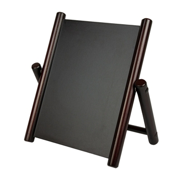 Quadro Ardsia de Mesa com ngulo 320x320mm Madeira Preto