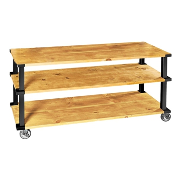 Carro de Servio em Madeira Natural 1830x610x112mm