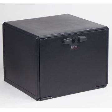 Caixa para Motas PEBD 120L 570x530x440mm Preto