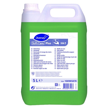 Sabonete higienizante para lavagem de mos Soft Care Plus H41 - 5L
