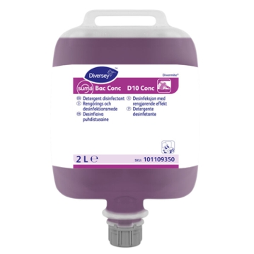 Detergente desinfectante de elevada concentrao Suma Bac D10 2L