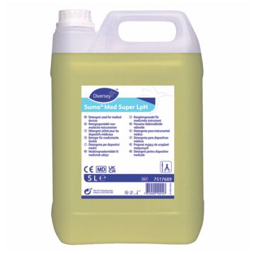 Detergente lquido para lavagem Suma Med Super LPH 5L