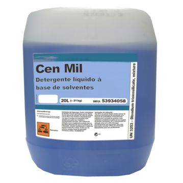 Detergente lquido para lavagens gerais Cen Mil - 20L