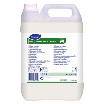 Emulso protetora de pavimentos de alto brilho Taski Jontec Base 2 Protect  5 L