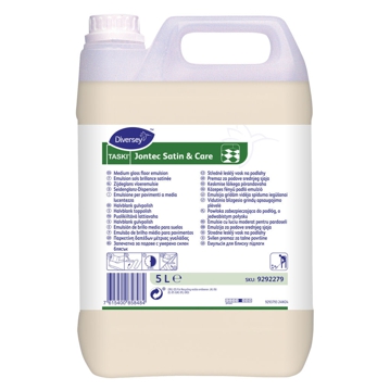 Emulso de brilho mdio para pavimentos Jontec Satin & Care 5L