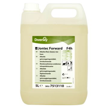 Produto alcalino para limpeza de pavimentos com baixo teor de espuma Jontec Forward 5L